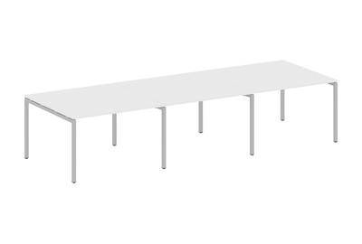 (3 столешницы) на П-образном м/к Metal system quattro 40x40 40БП.ПРГ-3.2