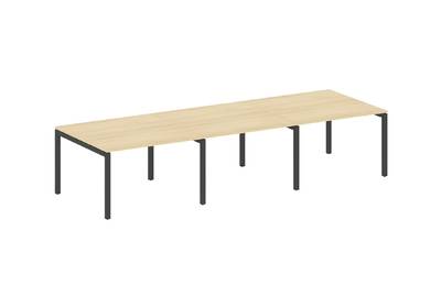 (3 столешницы) на П-образном м/к Metal system quattro 50x50 50БП.ПРГ-3.2
