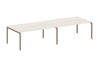 (2 столешницы) на П-образном м/к Metal system quattro 40x40 40БП.ПРГ-2.5