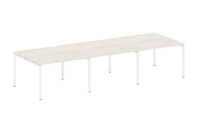 (3 столешницы) на П-образном м/к Metal system quattro 40x40 40БП.ПРГ-3.2