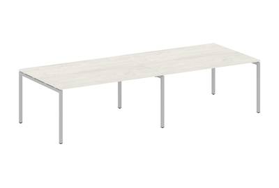(2 столешницы) на П-образном м/к Metal system quattro 40x40 40БП.ПРГ-2.4
