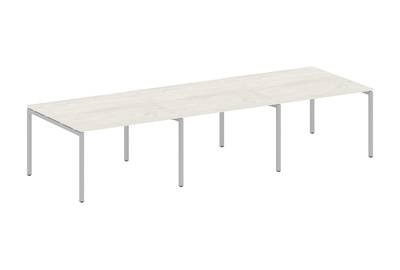 (3 столешницы) на П-образном м/к Metal system quattro 40x40 40БП.ПРГ-3.2