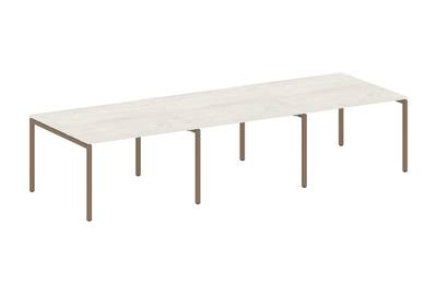 (3 столешницы) на П-образном м/к Metal system quattro 40x40 40БП.ПРГ-3.2