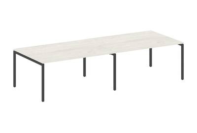 (2 столешницы) на П-образном м/к Metal system quattro 40x40 40БП.ПРГ-2.4