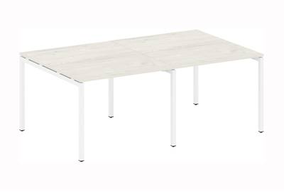 (2 столешницы) на П-образном м/к Metal system quattro 40x40 40БП.ПРГ-2.1