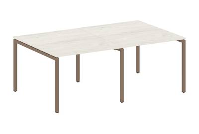 (2 столешницы) на П-образном м/к Metal system quattro 40x40 40БП.ПРГ-2.1