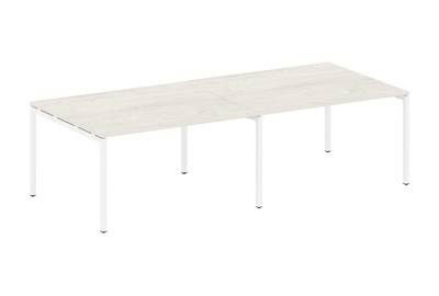 (2 столешницы) на П-образном м/к Metal system quattro 40x40 40БП.ПРГ-2.3
