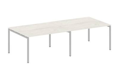 (2 столешницы) на П-образном м/к Metal system quattro 40x40 40БП.ПРГ-2.3