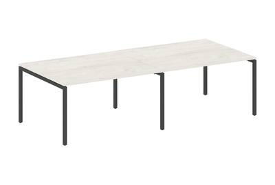 (2 столешницы) на П-образном м/к Metal system quattro 40x40 40БП.ПРГ-2.3