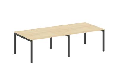 (2 столешницы) на П-образном м/к Metal system quattro 50x50 50БП.ПРГ-2.3