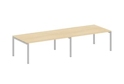 (2 столешницы) на П-образном м/к Metal system quattro 50x50 50БП.ПРГ-2.5