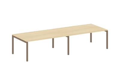 (2 столешницы) на П-образном м/к Metal system quattro 50x50 50БП.ПРГ-2.5