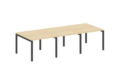 (3 столешницы) на П-образном м/к Metal system quattro 50x50 50БП.ПРГ-3.1