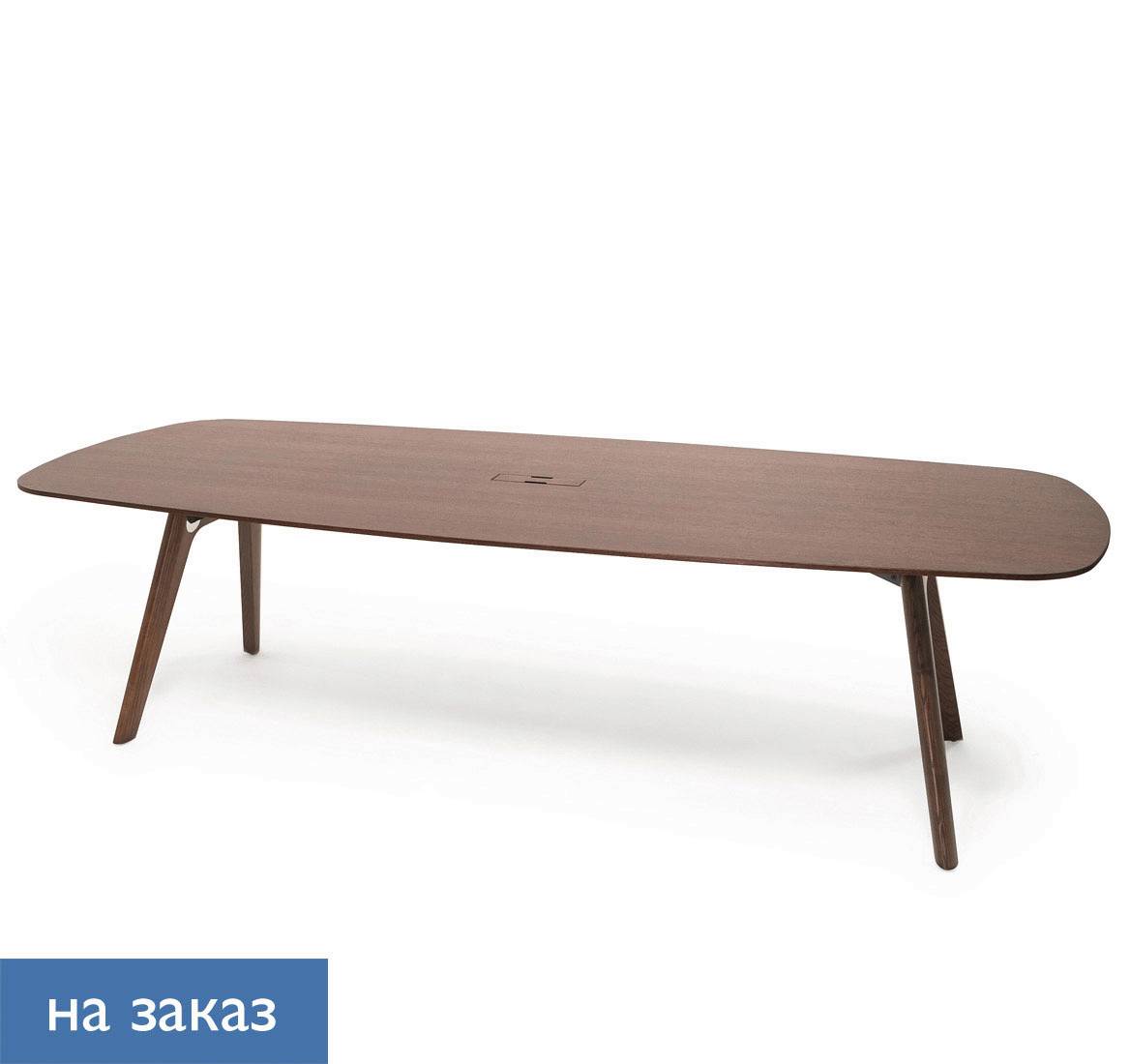 RAIL Стол д/переговоров L240 ДУБ ТАБАК