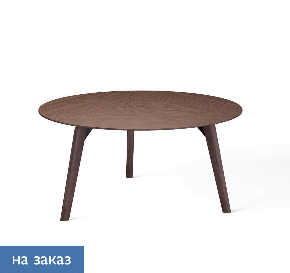 RAIL Стол д/переговоров D.160 ДУБ ТАБАК