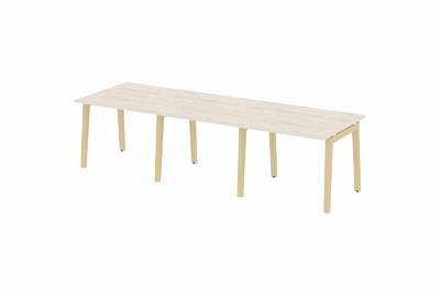 Стол переговорный на деревянных опорах Onix wood OW.PRG-3.1