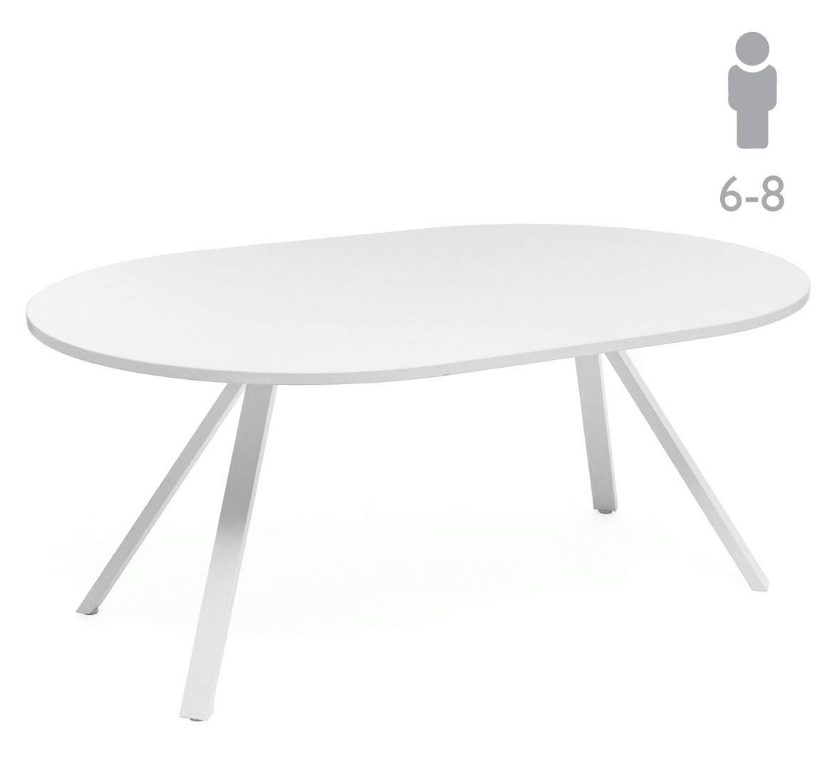 ASTRO Стол переговоров L180 БЕЛЫЙ/БЕЛЫЙ