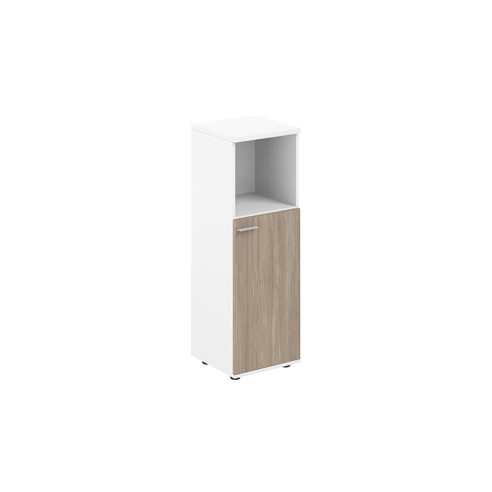 Шкаф средний с нишей 400х400х1200, 1 дв., з.ст HDF, правый