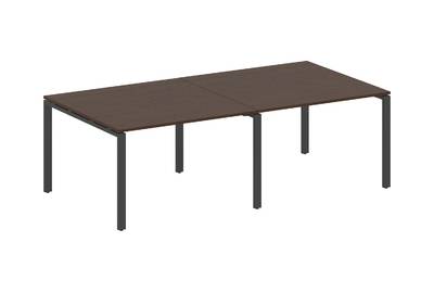 Переговорный стол (2 столешницы) Metal system style БП.ПРГ-2.2