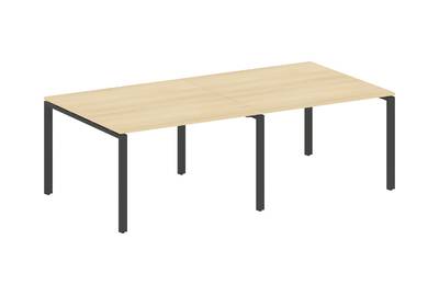 Переговорный стол (2 столешницы) Metal system style БП.ПРГ-2.2