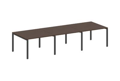 Переговорный стол (3 столешницы) Metal system style БП.ПРГ-3.2