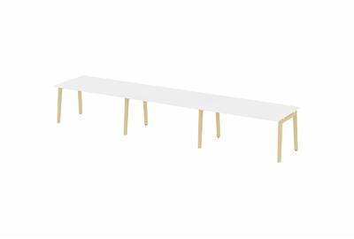 Стол переговорный на деревянных опорах Onix wood OW.PRG-3.4