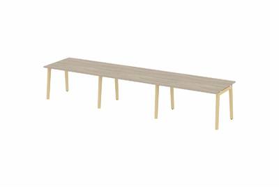 Стол переговорный на деревянных опорах Onix wood OW.PRG-3.3