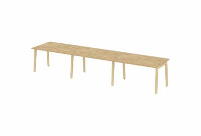 Стол переговорный на деревянных опорах Onix wood OW.PRG-3.3