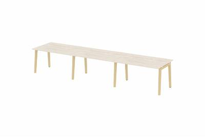 Стол переговорный на деревянных опорах Onix wood OW.PRG-3.3