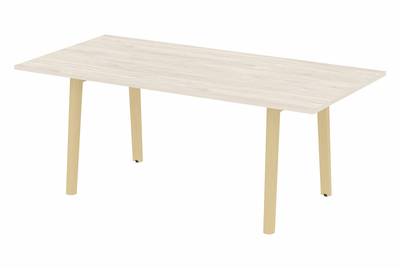 Стол переговорный на деревянных опорах Onix wood direct OW.PRG-19