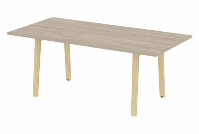 Стол переговорный на деревянных опорах Onix wood direct OW.PRG-19