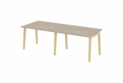Стол переговорный на деревянных опорах Onix wood OW.PRG-2.2