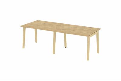 Стол переговорный на деревянных опорах Onix wood OW.PRG-2.2
