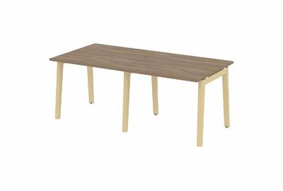 Стол переговорный на деревянных опорах Onix wood OW.PRG-2.1