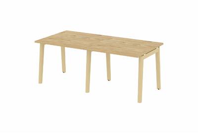 Стол переговорный на деревянных опорах Onix wood OW.PRG-2.1