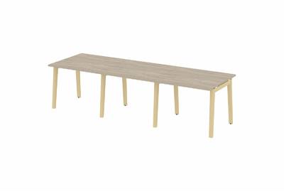 Стол переговорный на деревянных опорах Onix wood OW.PRG-3.2