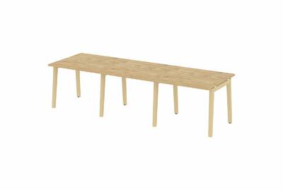 Стол переговорный на деревянных опорах Onix wood OW.PRG-3.1