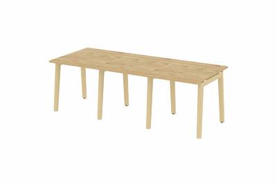 Стол переговорный на деревянных опорах Onix wood OW.PRG-3.0