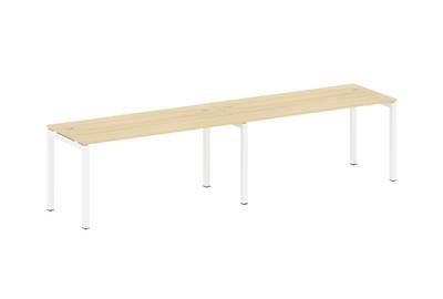 Бенч-стол на 2 раб.места на П-образном м/к Metal system quattro 50x50 50БП.СМ-2.4