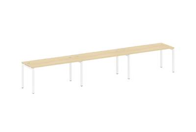 Бенч-стол на 3 раб.места на П-образном м/к Metal system quattro 50x50 50БП.СМ-3.4