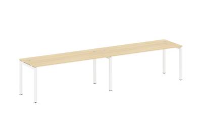 Бенч-стол на 2 раб.места на П-образном м/к Metal system quattro 50x50 50БП.СМ-2.5