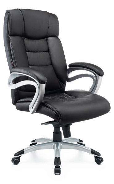 Кресло 2108H "George" Premium (ЭкоКожа) (черный/black)