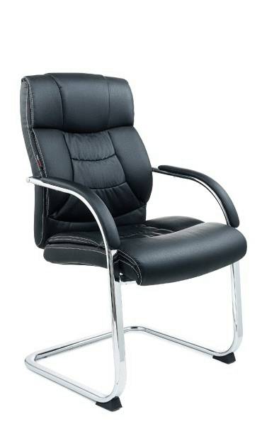 Кресло 2108G "George ML" Premium (ЭкоКожа) (черный/black)