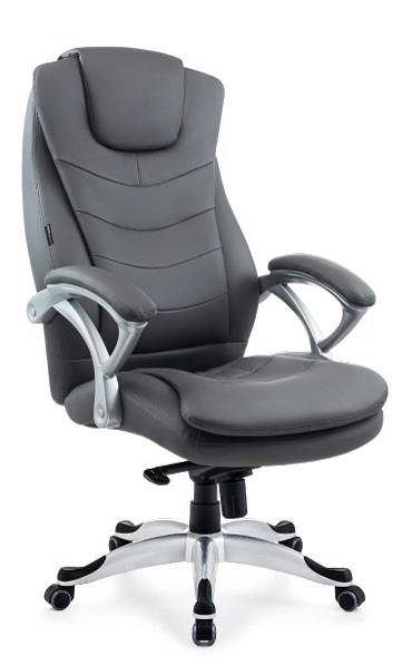 Кресло 2065 "Patrick" Premium (ЭкоКожа) (серый/grey)