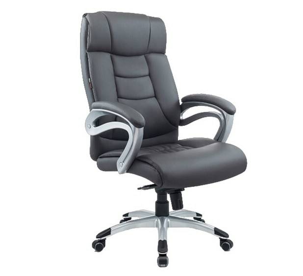 Кресло 2108H "George" Premium (ЭкоКожа) (серый/grey)