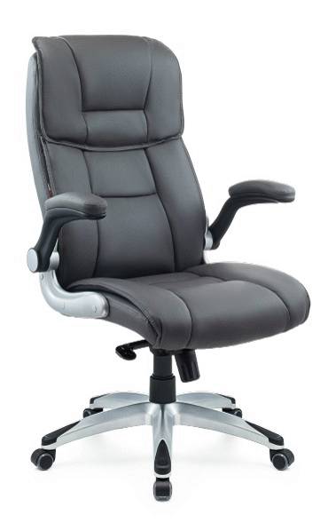 Кресло 2110H "Nickolas" Premium (ЭкоКожа) (серый/grey)