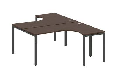 Рабочая станция криволинейная Metal system style БП.РАС-СА-2.4