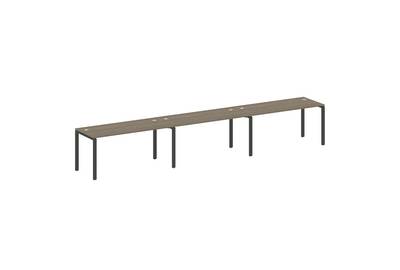Рабочая станция на 3 раб. места Metal system style БП.СМ-3.4