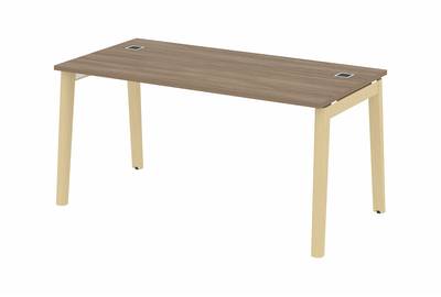 Стол руководителя на деревянных опорах Onix wood direct OW.SRR-4.8