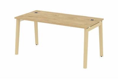 Стол руководителя на деревянных опорах Onix wood direct OW.SRR-4.8